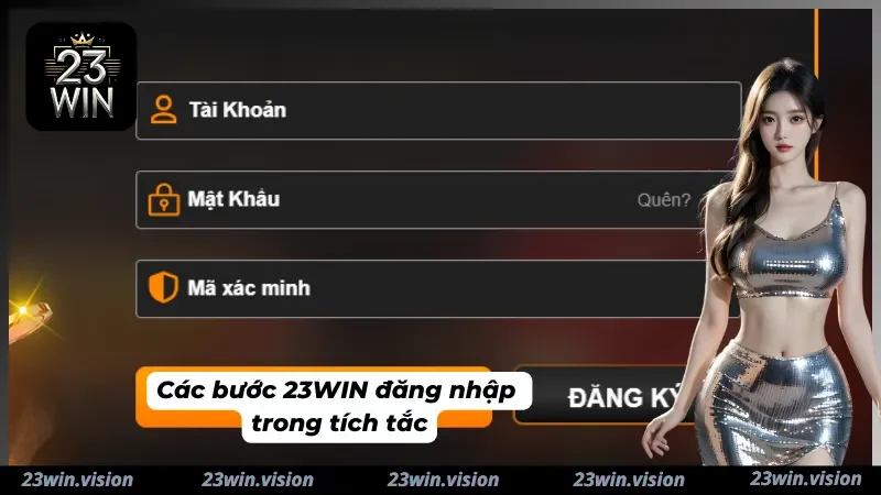 4 Bước 23 đăng nhập nhanh chóng