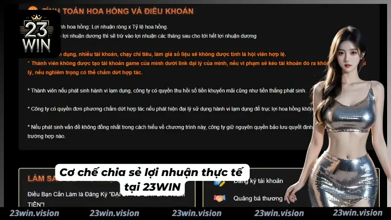 Cơ chế lợi nhuận thiết thực tại 23WIN