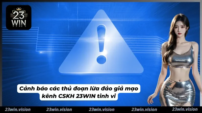 Cảnh báo giả mạo liên hệ CSKH 23WIN