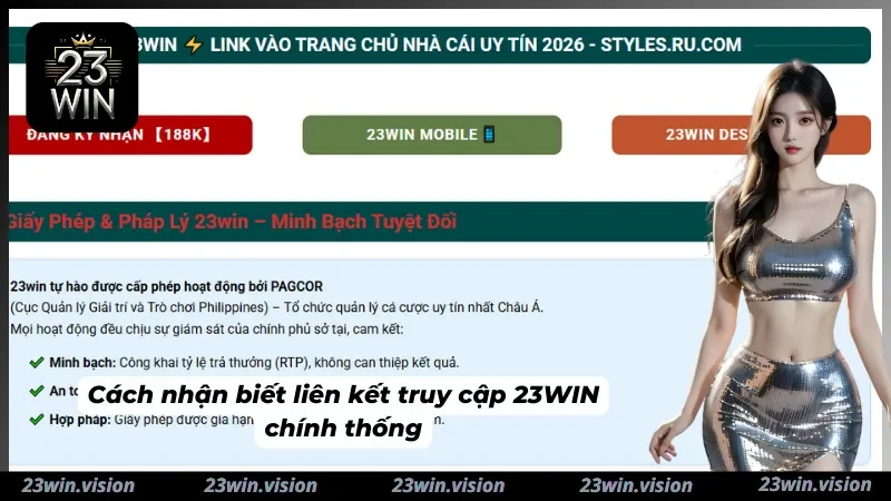 Cách nhận link vào 23WIN chuẩn