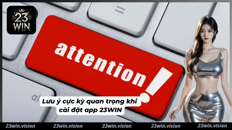 Lưu ý quan trọng khi tải app 23WIN IOS